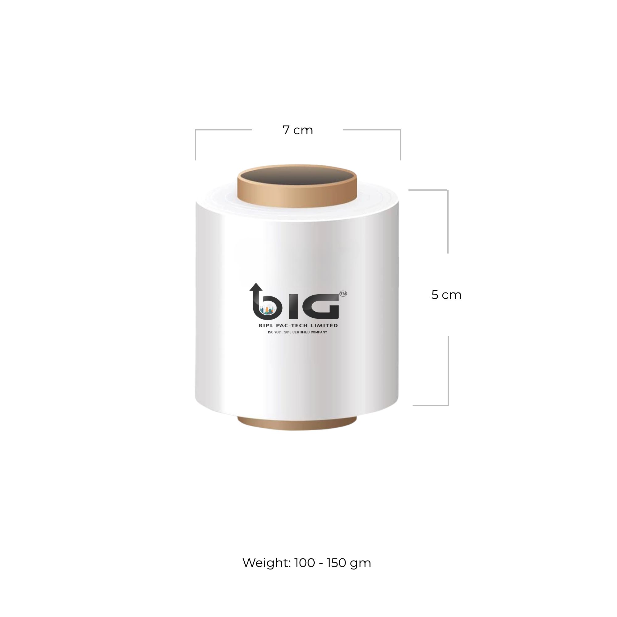 BIPL Pactech 50 mm ( Pack of 6 ) Oxo-Biodegradable | UV Protected | 100% Virgin - Image 3