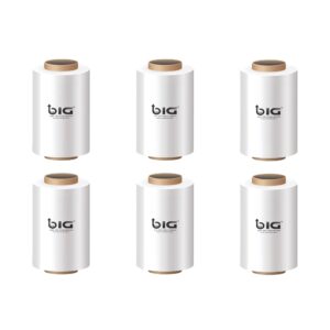BIPL Pactech 100 mm ( Pack of 6 ) 328 ft Oxo-Biodegradable | UV Protected | 100% Virgin